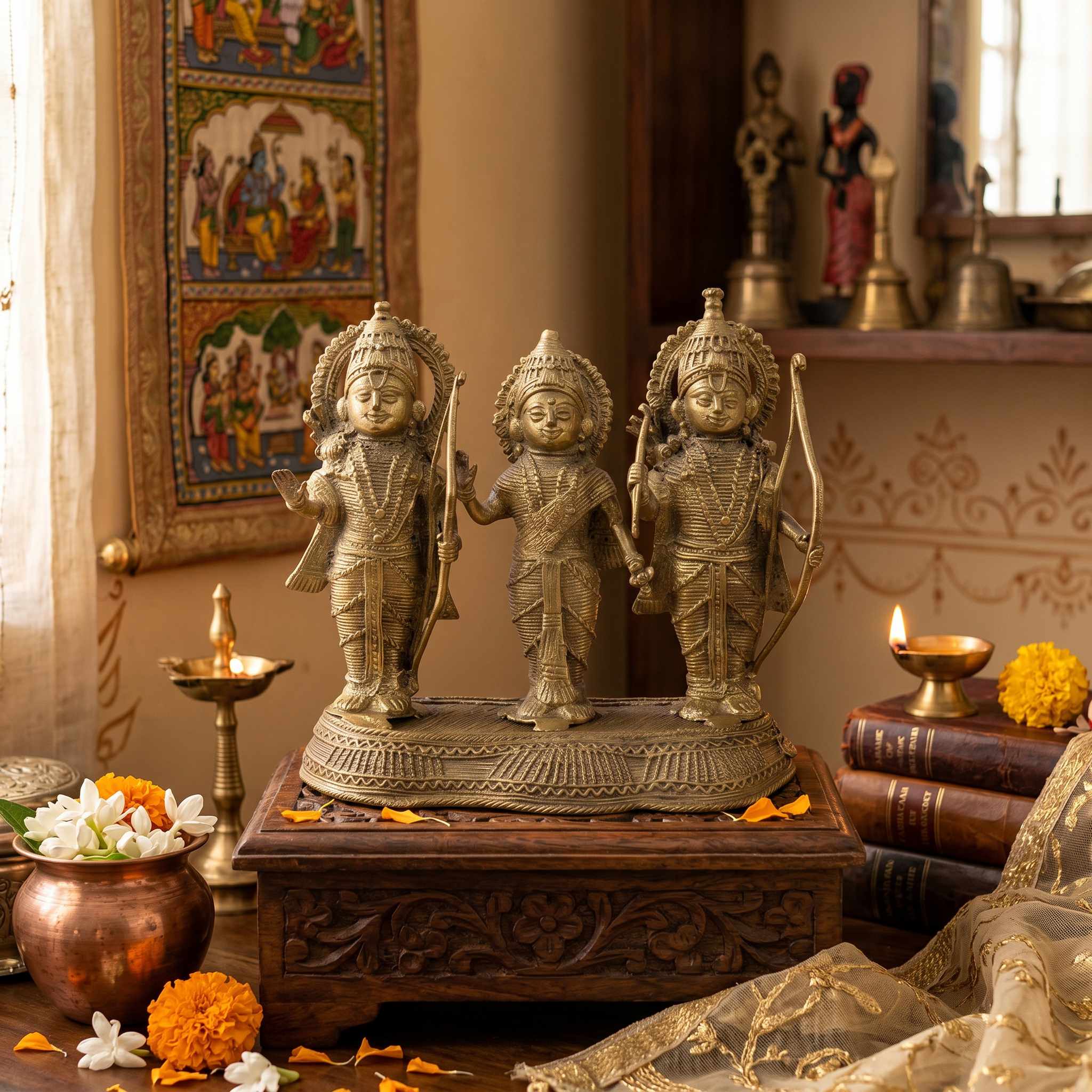 Dokra Ram ji Set - Dokra Collection | Art Angan