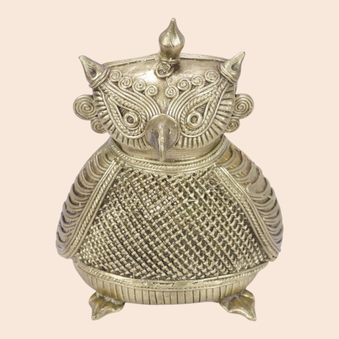 Owl Showpiece - Handcrafted Indian Art (View 6) | Art Angan