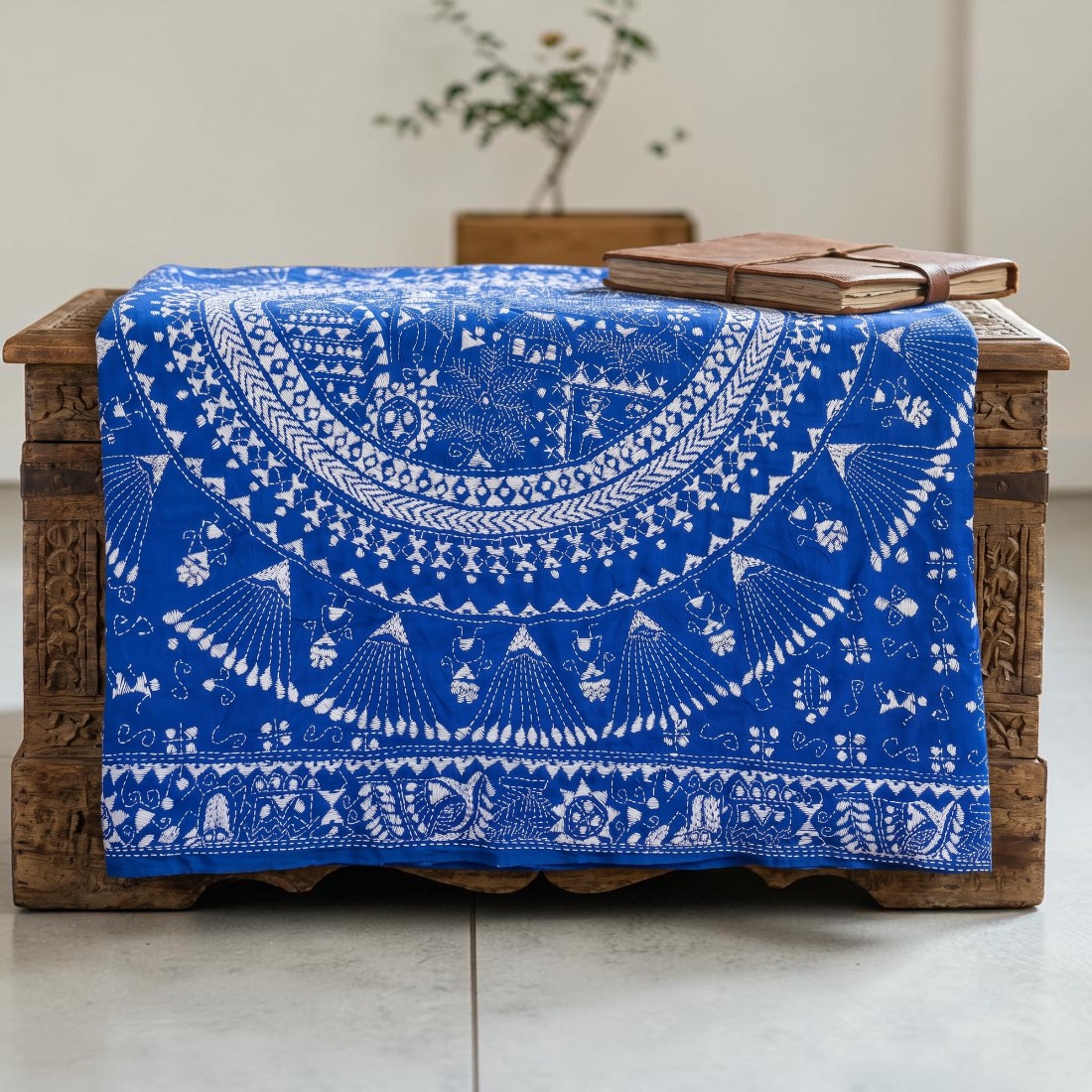 Neelambari Signature Madhubani Bangalore Silk Saree